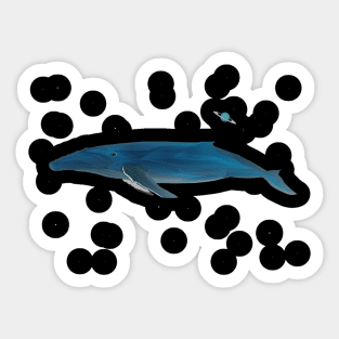 Space Whale Sticker